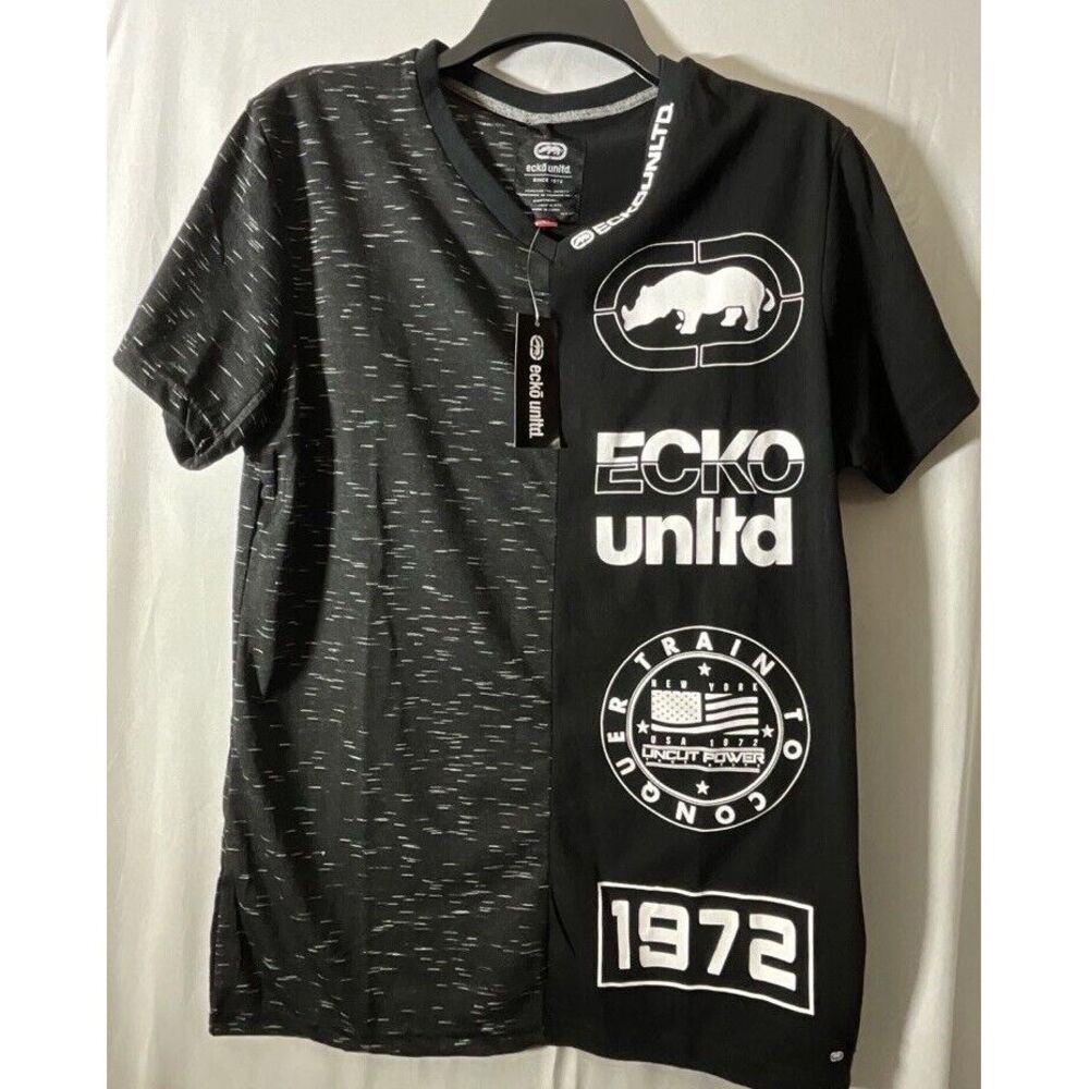 New Ecko Unltd Mens Shirt Black‎ - Size Med